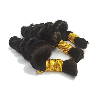 China Good Texture Can Keep Long Time Virgin Hair Extension Bundle , Mink Brazilian Weave Hair Loose Deep Wave Bundles With Closure for sale