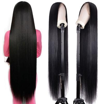 China Wholesale Virgin Human Hair Silky Straight Human Hair 180% 10A HD Density Full Lace Wigs For Colored Women 13x4 13x6 for sale