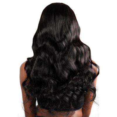 China 4X4 13X4 13X6 100% HD Lace Hair Body Wave Brazilian Barely Shedding Soft Smooth Thick Shedding Front Wig for sale