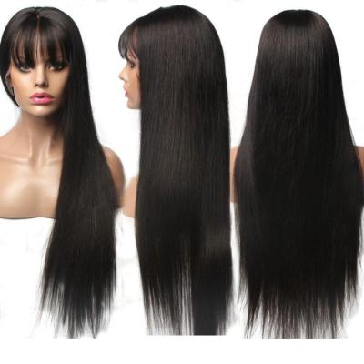 China Brazilian Hair Barely Shedding Thick Smooth Soft Cuticle Aligned Full Lace Front Wig For Black Women Human Hair Lace Front Wig for sale