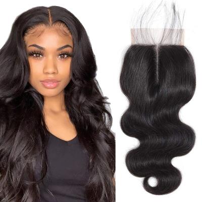 China 100% Natural Straight Barely Shedding Wigs Thick Soft Smooth HD 5X5 Lace Closure Wig Invisible Transparent Swiss Thin Layer Hair Wigs for sale