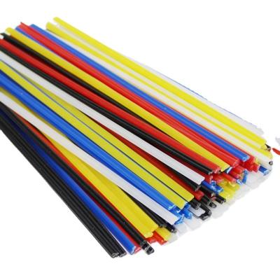 China PP Welding Plastic Welding Stopper Repair Green-Blue Yellow Red White Black PP Plastic Welding Rods for sale