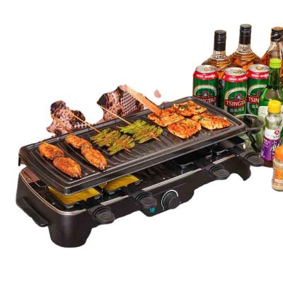 China Easily Cleaned Restaurant Electric beafsteak BBQ Grills Indoor Electric Pork Chop Barbecue Grill Kitchen Chicken Steak Baking Tray Machine for sale