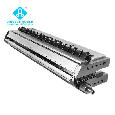 China Steel Extrusion Tee Die For PP PE Sheet Extrusion Flat Die for sale