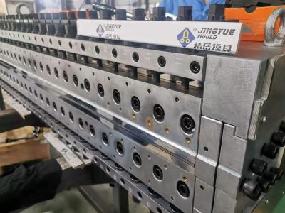 China Metal Channel 1400mm T Dies For PP Core Profile Board Extrusion T Die Head With Flexible Lip Adjustment for sale