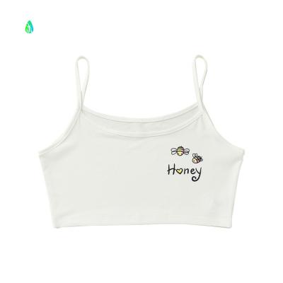 China Breathable Warm Sale Bee Print Vest Casual Short Sleepwear Home Suit For Women for sale