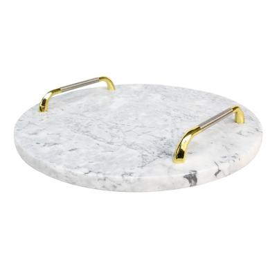 China New Type Sustainable Price Attractive Price Nordic Natural Marble Dinner Plates for sale