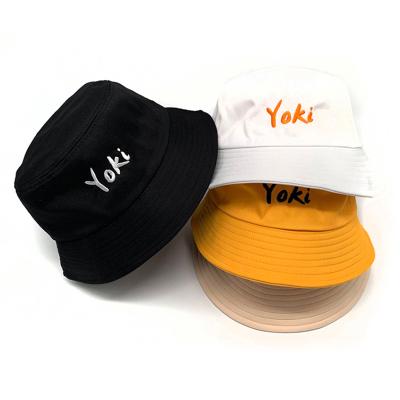 China Custom Printing Happy Character Fisherman Camper Hat Bucket Hat for sale