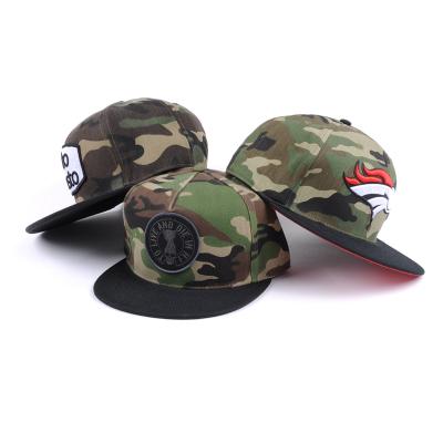 China COMMON Logo Hip-Hop Fashion Cap Camouflage Military Snapback Hats for sale