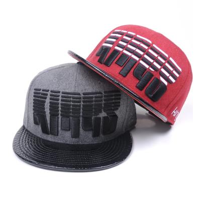 China JOINT Custom Branded 3d Embroidered Snapback Covers Two Tone for sale