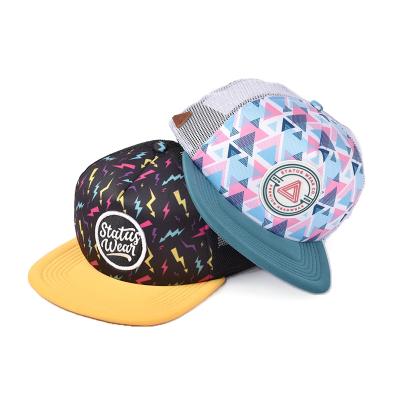 China Wholesale Custom Logo Design Mesh Mesh Back Hat Foam Trucker Hat for sale