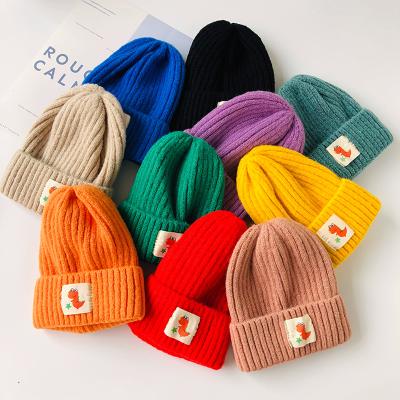 China COMMON Wholesale Custom Acrylic Knit Beanie Hat , Warm Winter Hat Beanie Hat With Logo for sale