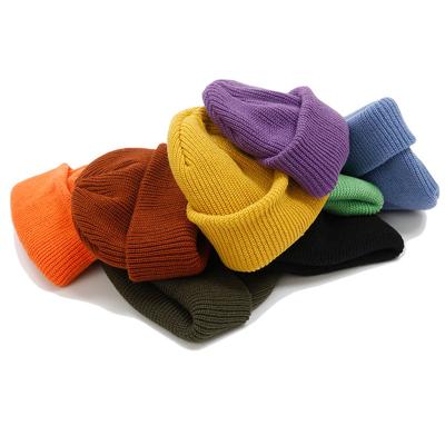 China COMMON Custom Winter Hat Knitted Merino Wool Beanie Hat for sale