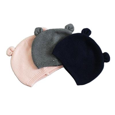 China Imitate Animal 2020 Custom Winter Hat Crochet Newborn Kids Knitted Beanie Baby Hat for sale