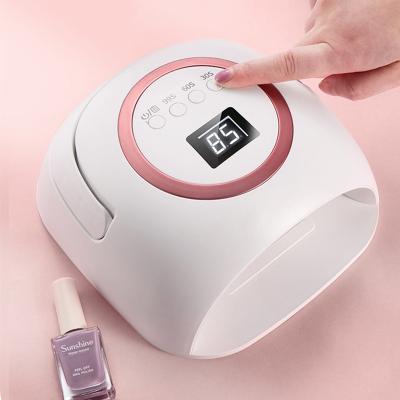 China Rechargeable Led Nail Dryer 72w Nail Dryer 2021 UV LED Lamp Cordless UV Led Nail Dryer Gel Polish Curing S40 for sale