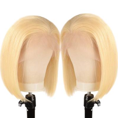 China Jerry Curl Wholesale 613 Blonde Bob Hair Wigs, Wholesale Price Peruvian Short 613 Hair Lace Front Wigs For Black Women for sale