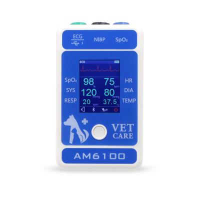 China China Manufacturer Hospital Veterinary Equipment Portable Vital Signs Monitor 6 Veterinary Monitor AM6100 for sale