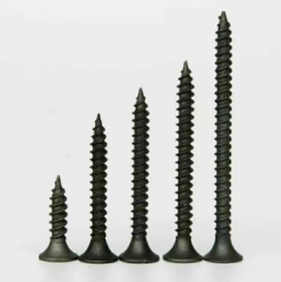 China General Ash Phosphorus Drywall Screw Bugle Flat Self Tapping Hard Black Head Cross Head Industry Screw Gypsum Wood Screws for sale