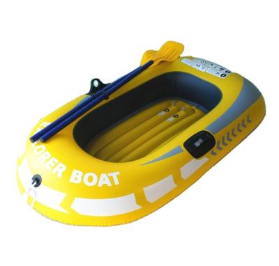 China Lightweight PVC Material Rubber Outdoor Boat Rib Inflatable Boat With PVC Drift Paddle for sale