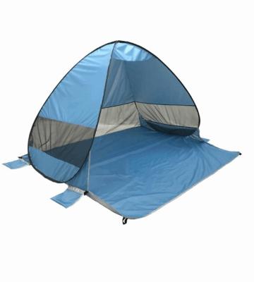 China Upright Bracing Type Outdoor Portable Full Automatic Noise Protection Beach Tent Sun Shelter for sale