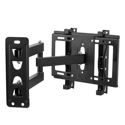 China Factory Wholesale Cold Rolled Steel Monitor Arm Wall Mount TV Bracket Flat Panel LCD 180 Degree Swivel Corner TV Shelf Wall Mount for sale