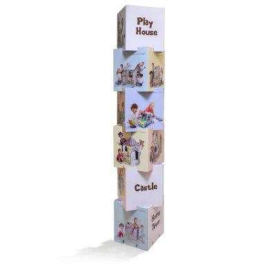 China Factory Price Exquisite Full Color Corrugated Cardboard Paper Standees For Supermarket 15284 for sale