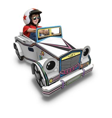 China 3D Color-in Steering Wheel Design Private Label Paper Car-Diesel Toys 51.1 x 9.5 x 34.3(H)cm for sale