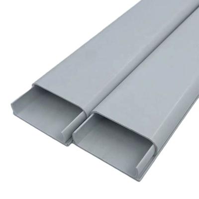 China Op maat gemaakte UPVC PVC elektrische leidingsbeschermingskanaal PVC-plastic elektrische leidingspijp Te koop