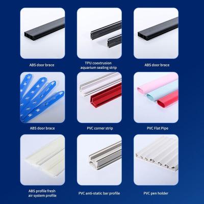 China PPMA Decoratie PVC Plastic Cover Strip Anti Skid Strip Voor Trappen Profielen Plastic Extrusie Te koop