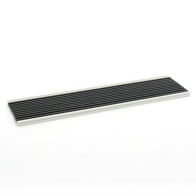 China                    Hot Sale Black PVC Stair Nosing Strip              for sale