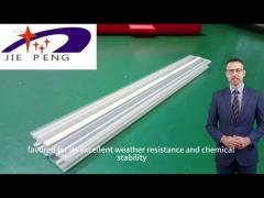 Flexible PVC Extruded Profile With Grooves  Pvc Hollow Profile