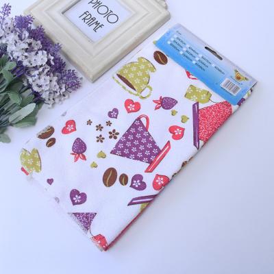 China China Manufacturer Wholesale Price Butterfly Design Kitchen Microfiber Cleaning Cloths Viable Red Cloths for sale