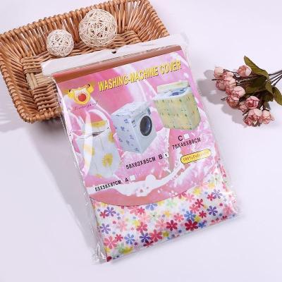 China Cover Features 100% Polyester Waterproof Dustproof Washing Machine Household Cover for sale