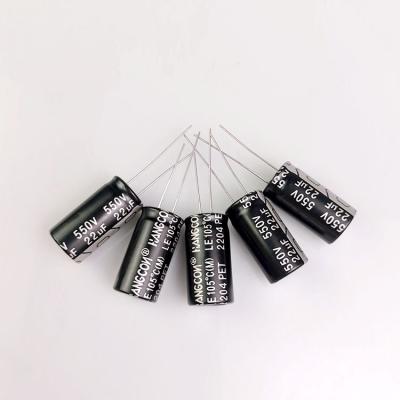 China Long Life Electronic Ballasts Custom Super Capacitors Household Appliances Power Bank 22UF 550V Ultra Capacitor for sale