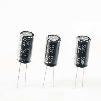 China LED Lighting Special Price Capacitor Bank 12UF 550V For Electronic Ballast, LED Driver Aluminum Electrolytic Capacitors for sale