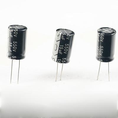 China Special Price High Voltage 15UF 550V Electronic Ballasts High Quality Aluminum Electrolytic Capacitors for sale