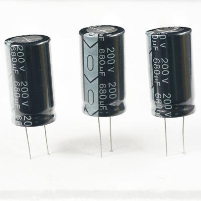 China Consumer Electronics New Design Super Capacitor 100UF/250V Black And White Aluminum Electrolytic Capacitors for sale