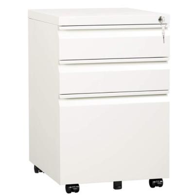 Cina Movable Pedestal (Others) 3 Drawer Cabinet Adjustable Movable Steel Movable Filing Cabinet 3 Drawer For Sale ponsel mudah alih alas alas in vendita