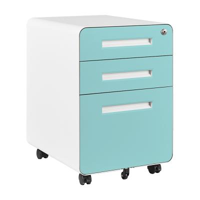 Cina Arquivo movable steel movable filing cabinet cabinet drawer drawer (the other) filler cabinet movable metal adjustable filing cabinet in vendita