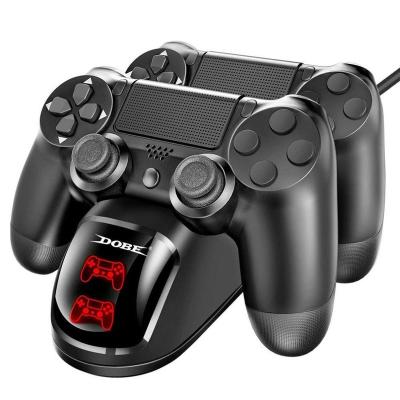 China Dual Game Player Dock Gamepad Charger Stand Station Charger Base Charging Stand For Play Station Game Charger Controller for sale