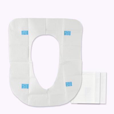 China Disposable Waterproof Travel Folded Printed Hygienic Toilet Seat Cover for sale