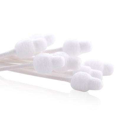 China Dispoable Safety Portable Disposable Cotton Baby Swab for sale