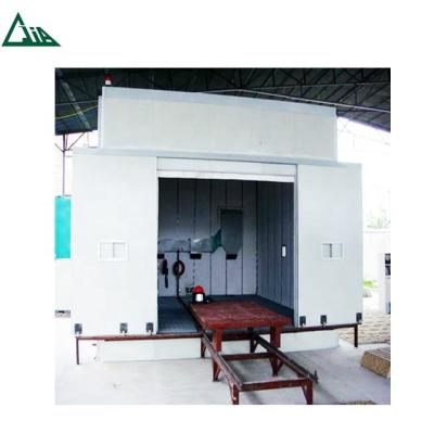 China Steel Part / Q26 Rust Removal Pulled Blast Booth With Sand Blaster for sale