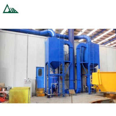 China High quality multiple function Q26 blast container sandblasting room of building material stores / industrial blast booth for sale