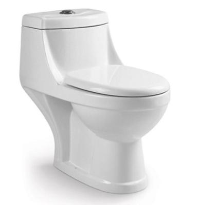 China Bathroom Sanitary Ware Ceramic Washdown One piece Toilet with 10cm/4inch diameter outlet K for sale