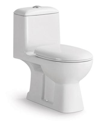 China Bathroom Sanitary Ware Ceramic Washdown One piece Toilet with 10cm/4inch diameter outlet K for sale