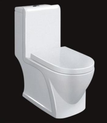 China Bathroom Sanitary Ware Ceramic Siphonic One piece Toilet/WC/Toilet seat/Floor mounted for sale