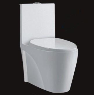 China Bathroom Sanitary Ware Ceramic Siphonic One piece Toilet/WC/Toilet seat/Floor mounted for sale