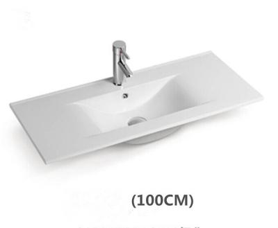 China Mounting Above Cabinet Ceramic Sinks Sanitary Ware Cabinet Basin Bathroom Hand Wash Basin for sale