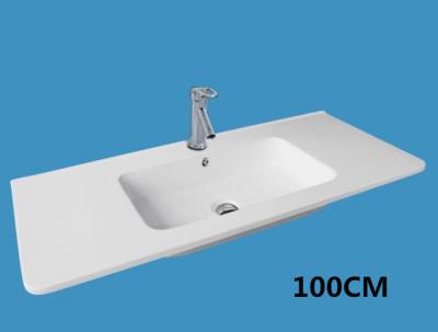 China Mounting Above Cabinet Ceramic Sinks Sanitary Ware Cabinet Basin Bathroom Hand Wash Basin for sale